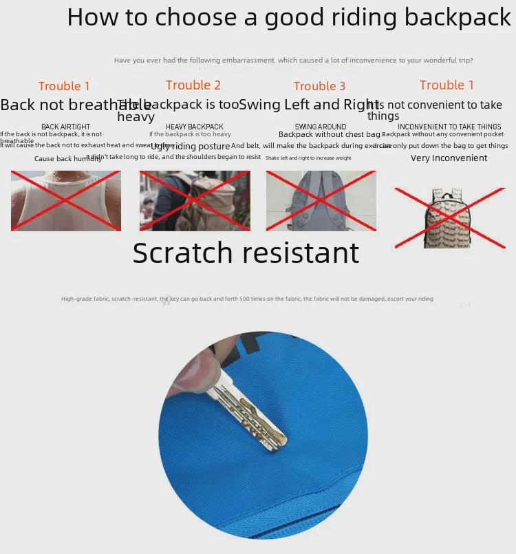 Ultra-Light Waterproof Cycling & Running Backpack