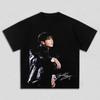 2026 Summer Hot Sale BTS Jungkook Vintage Graphic T-shirt Unisex Print Crew Neck Short Sleeve Lightweight Casual T Shirt
