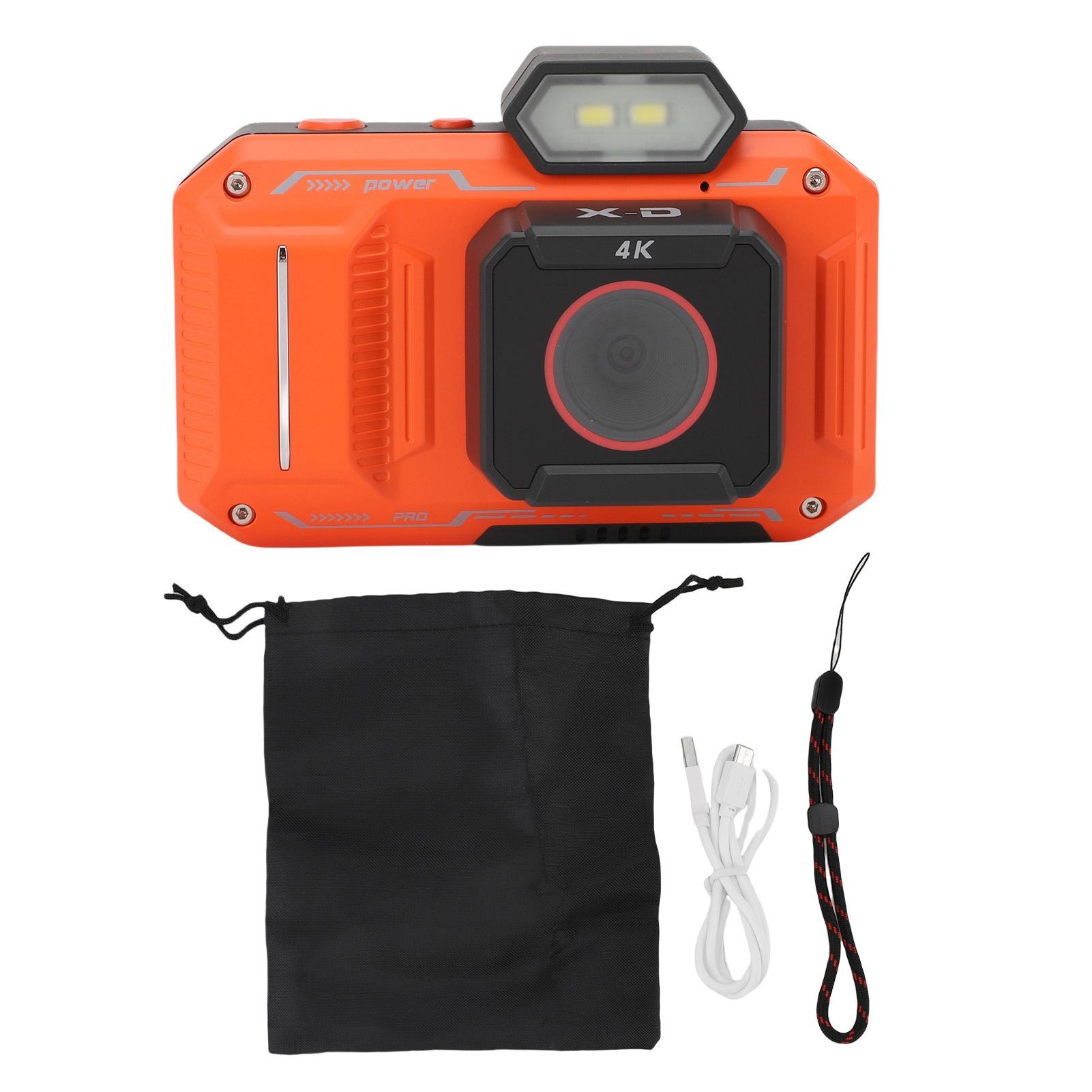 

4K Digital Camera Auto Focus 65MP Vlog Camera with 18x Digital Zoom LED Flash 2.88 Inch HD Screen