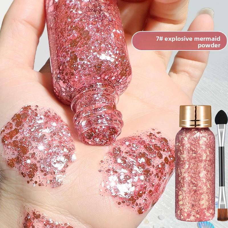 Face Hair Body Glitter Sequins Eyeshadow Colorful Children's Stage Show Makeup Sequins