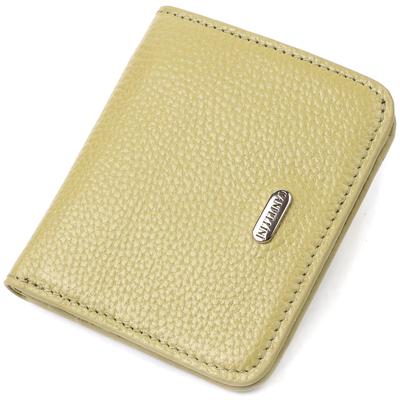 Compact Women's Wallet Made of Genuine Leather Flotar CANPELLINI 21793 Olive