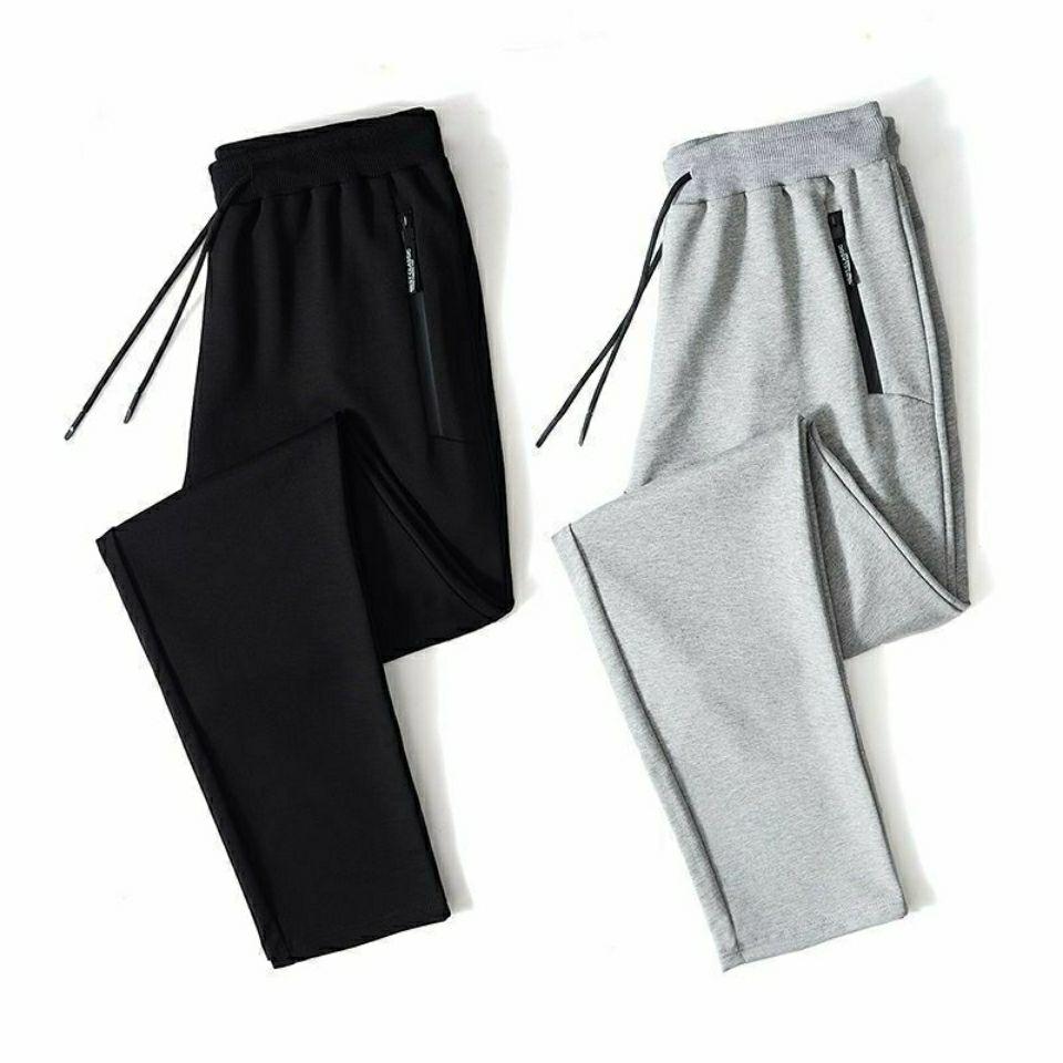 Pantaloni de vară Pantaloni casual noi pentru bărbați Pantaloni sport largi supradimensionați pentru bărbați Pantaloni cu picior drept pentru bărbați de vârstă mijlocie Îmbrăcăminte pentru bărbați