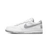Nike Big Gray Rock Leather Abrasion Resistant Breathable Low top Skateboard Shoes Men's Gray 355152-106(Team1822-)