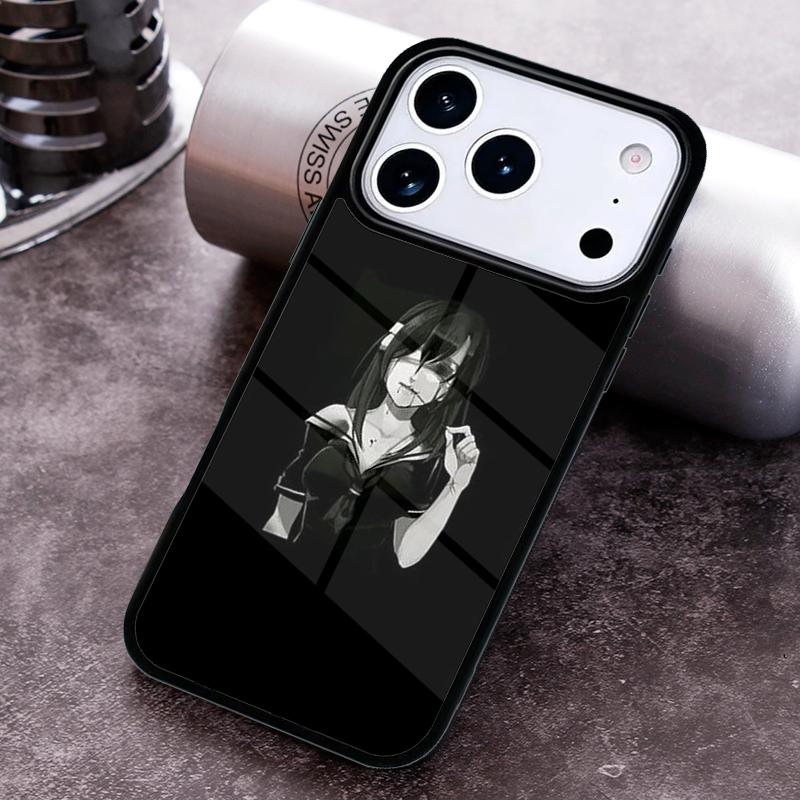 Sad Anime girl Phone Case For iPhone 17,16e,15,14,13,12,11,Mini,Pro,MAX soft Silicone Cover