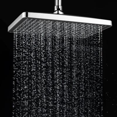 ABS,12-INCH Single Flow Overhead Shower (Without Arm)