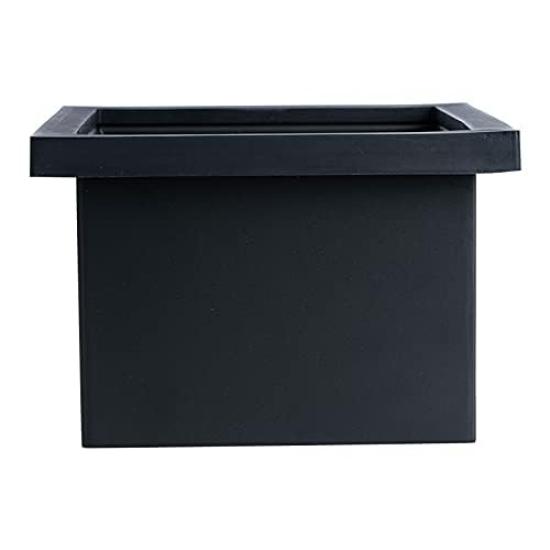 Watchget Espresso Knock Box Bottomless Coffee Knock Box Stainless Steel Knock Box Coffee Ground Knock Box Coffee Dregs Storage Coffee Trash Can