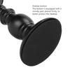 Polished Surface Black Candlestick Holders Iron Metal Candle Stand  Coffee Table Decor