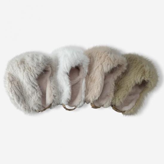 Lady Windproof Faux Mink Fur Trapper Aviator Cossack Cap Warm Earflap Hat Winter