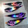 1 Pair JDM Anime Girl Motorcycle Waterproof Sticker for Motorcycle Helmet Fuel Tank Fairing Scooter Universal Vinyl Decals