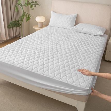 

Waterproof Quilted Fitted Mattress Protector, Bed Sheet with Elastic Band, Mattress Cover for Bedroom 90*200 белый