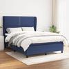 Bed with Mattress - Exclusive Home - 140x200 Cm - Adjustable Headboard - Pocket Springs - Blue