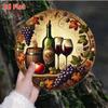 Stylish 2D Retro Metal Wall Art Decor For Kitchen Bar Cafe