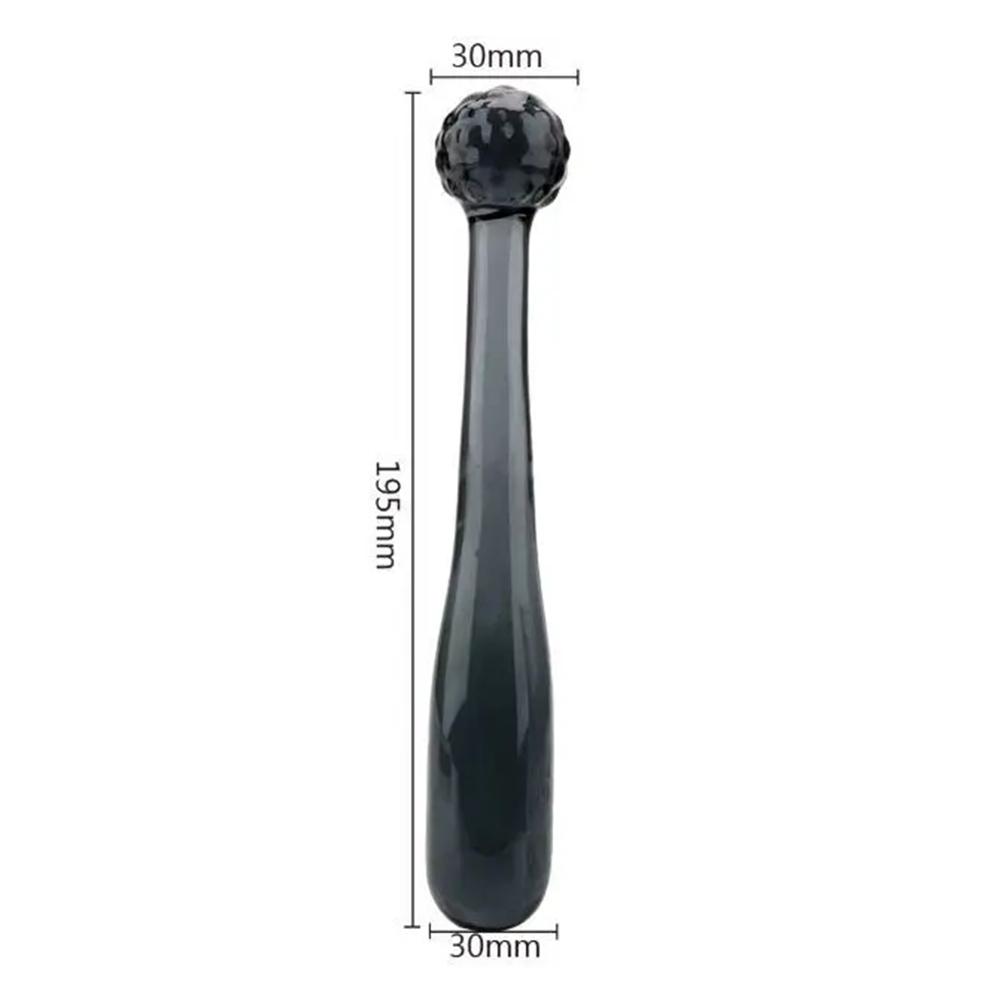 Crystal Glass Dildos Realistic Dildo Penis Glass Beads G-Spot Anal Butt Plug Erotic Sex toys for Woman Couples Adults