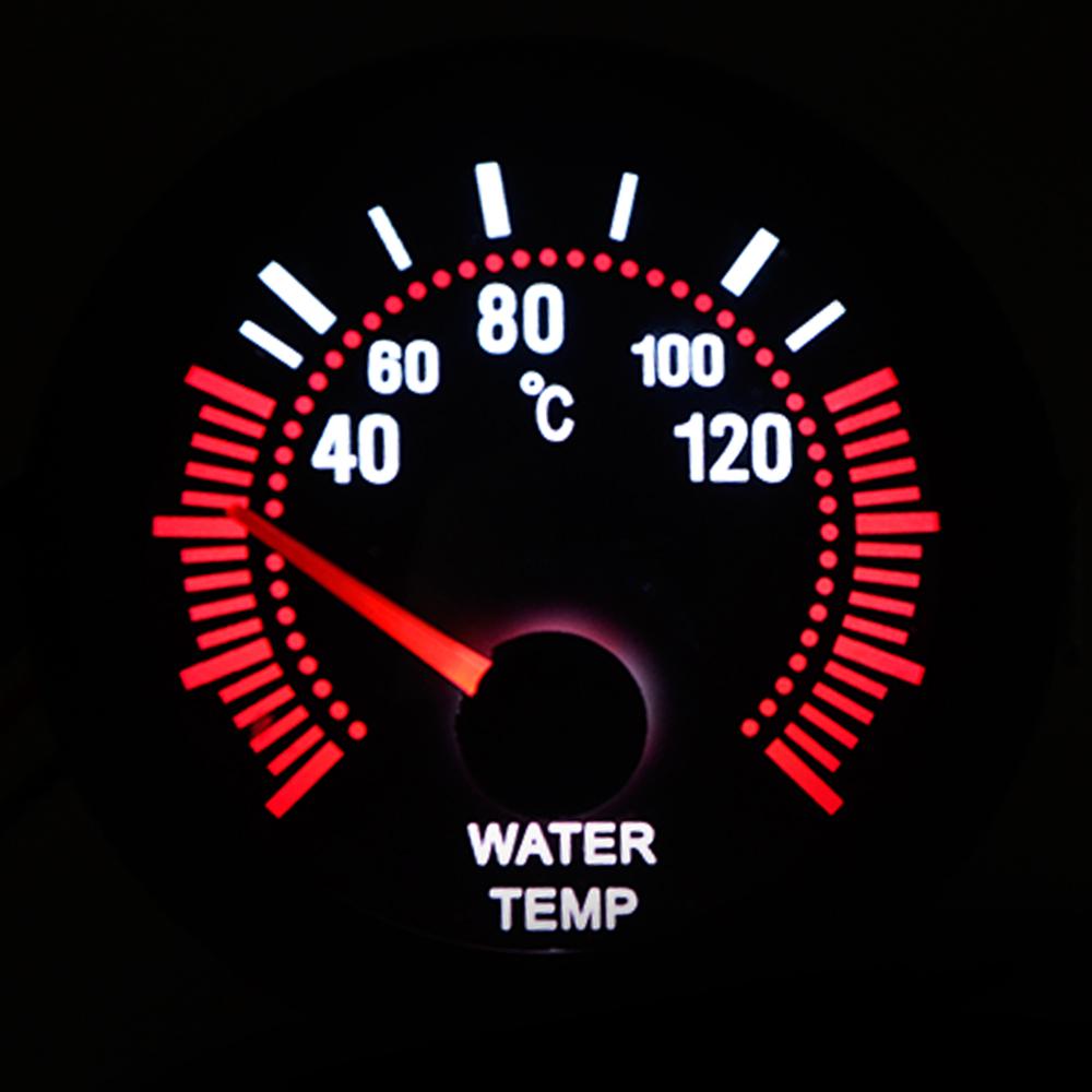2' 52mm Smoke Lens with Sensor Boost Gauge Bar Psi/Vacuum/Water Temp/Oil Temp/Oil Pressure/Voltmeter/Tachometer RPM Coolant Temperature 4