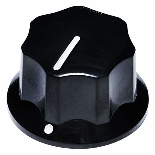 Scud JB Type Knob, L Size, Screw Lock, Black KJB-500L