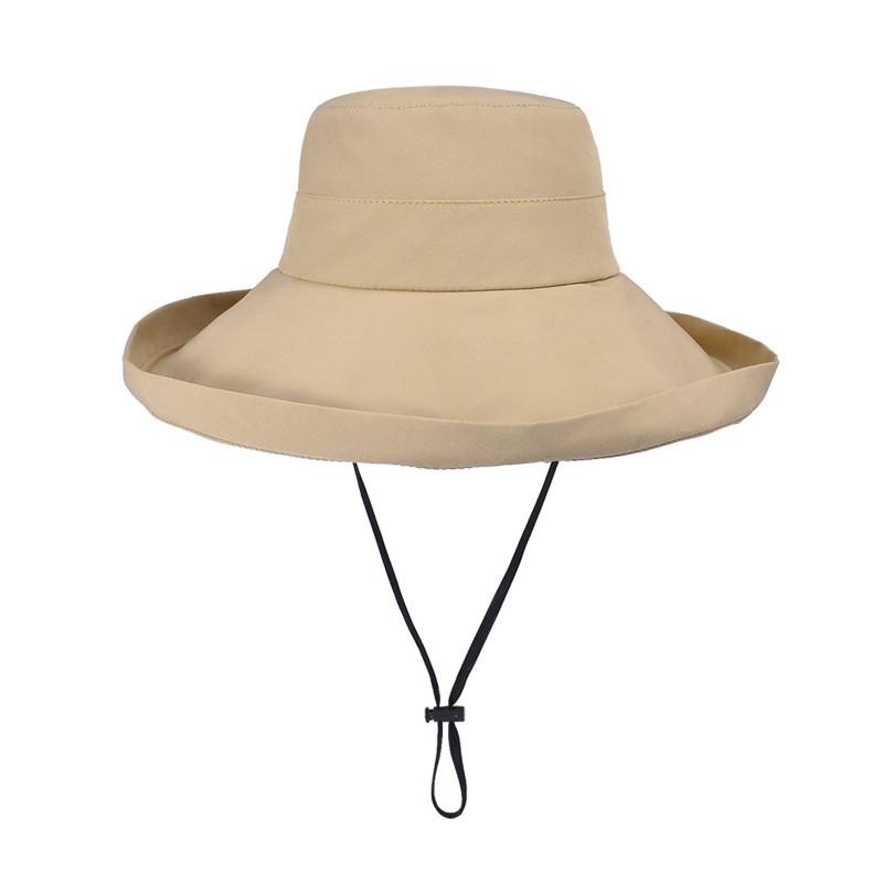Polyester Wide Brim Sun Hat For Women With Sun Protection And Breathability Perfect For Spring And Summer Outdoor Activities