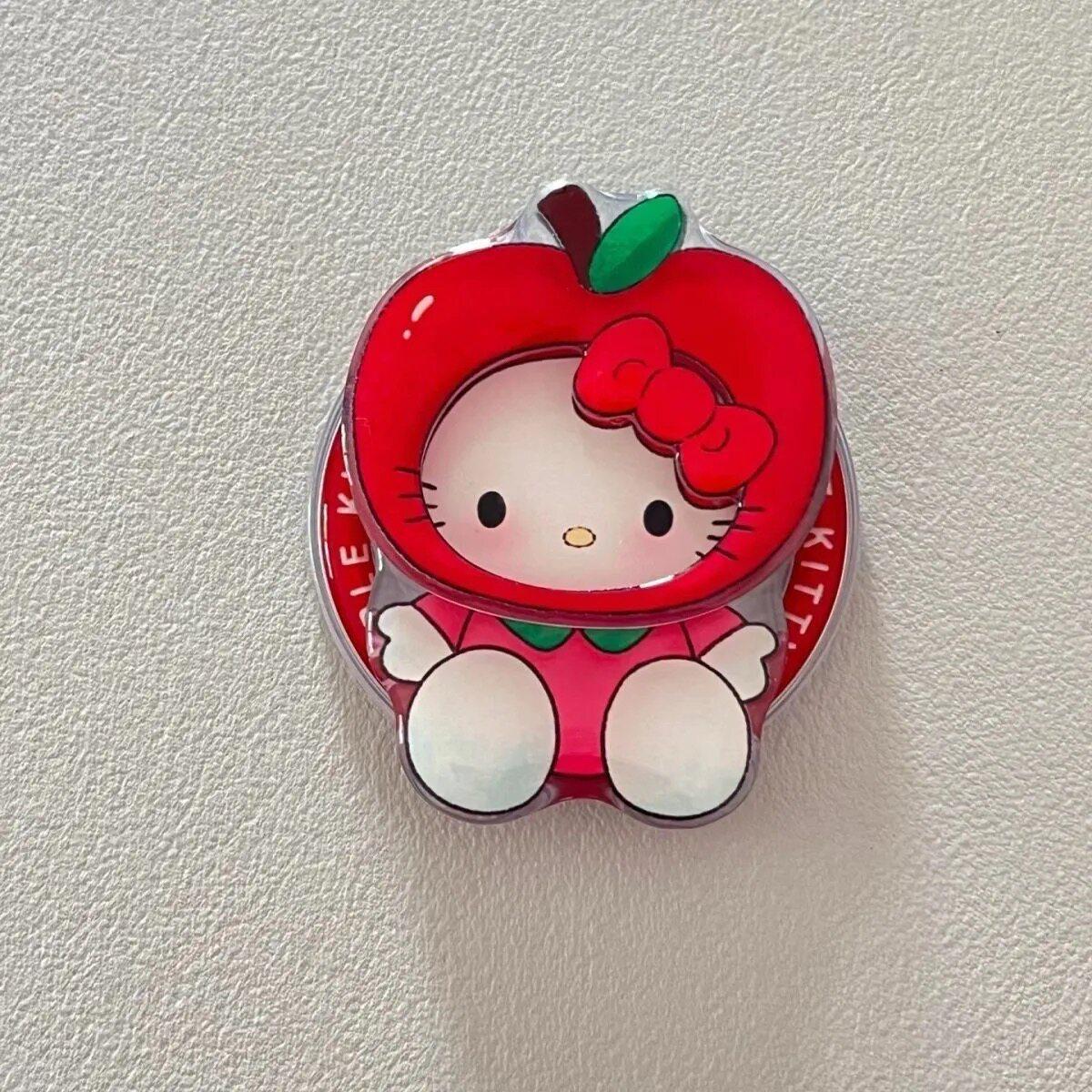 Kitty Cat Cartoon Headset Magsafe Retractable Magnetic Phone Holder