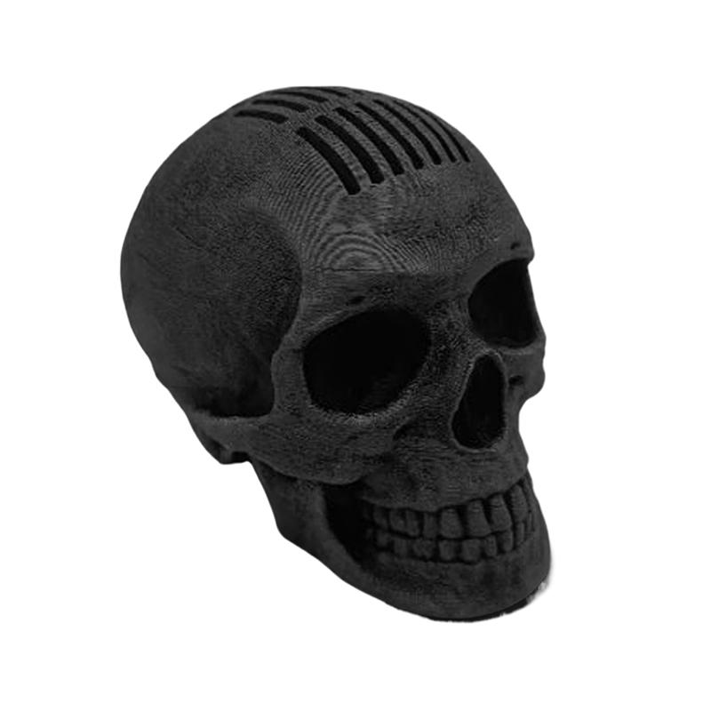 

Держатель для медиатора в виде черепа, готический реалистичный держатель для хранения медиатора в виде черепа, держатель для дисплея, пластиковый для хранения 21 медиатора чёрный