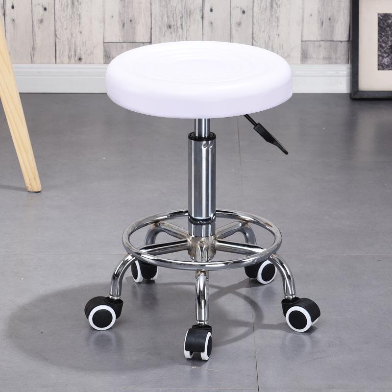 Adjustable Swivel Beauty Stool - Simple Lab & Bar Round Stool