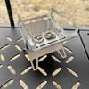 Stainless Steel Mini Folding Stove Portable Charcoal Aromatherapy Stove Wood Fire Stove Outdoor Camping Gear