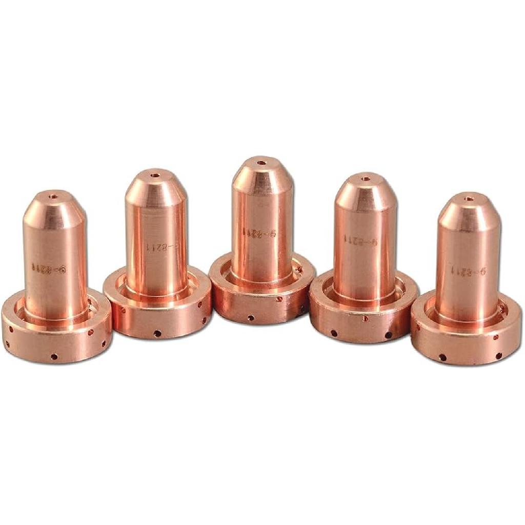 RIVERWELD Plasma Tips 9-8210 60A Cutting Fit Thermal Dynamics SL60 SL100 Plasma Cutter Torch Consumables Parts Pack of 5