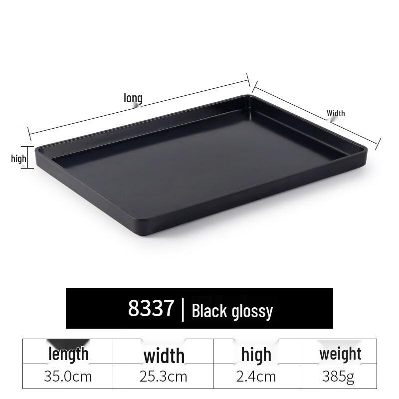 Plastic Rectangular Serving Tray