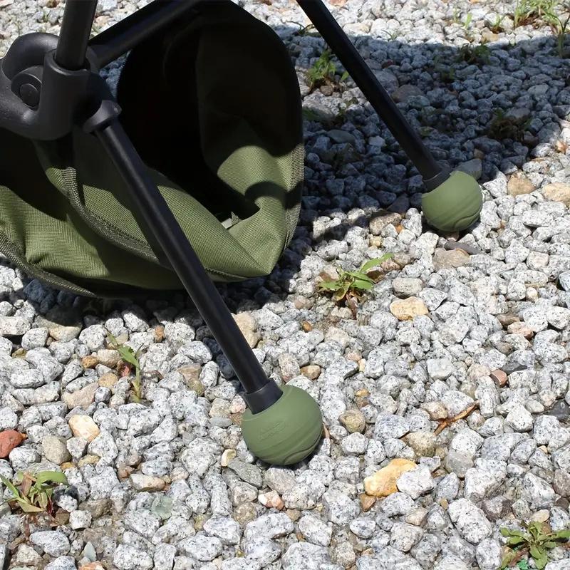 1/4Pcs Moon Chair Foot Cover Camping Chair Foot Protectors Stabilizing Rubber Ball Feet Pad Universal Base
