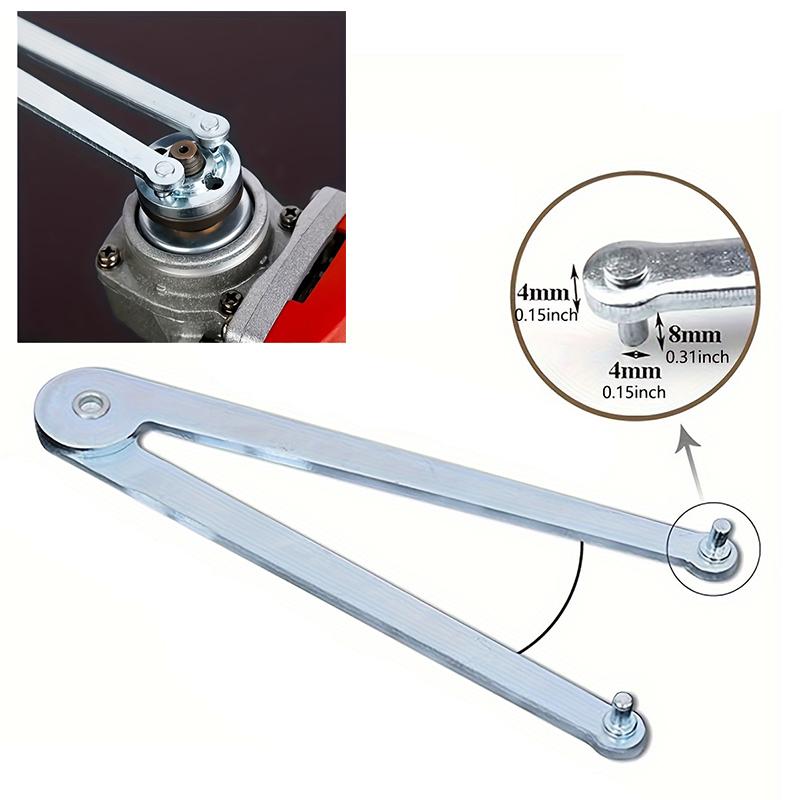 Universeller verstellbarer Winkelschleifer-Stiftschlüssel, Hand-Stiftschlüssel, Stiftzange, runde Muttern (4mm/0.15in) geeignet für Winkelschleifer