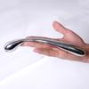 Heavy stainless steel double fake dildo G Spot wand anal beads butt plug metal prostate massager vaginal female sex toy women