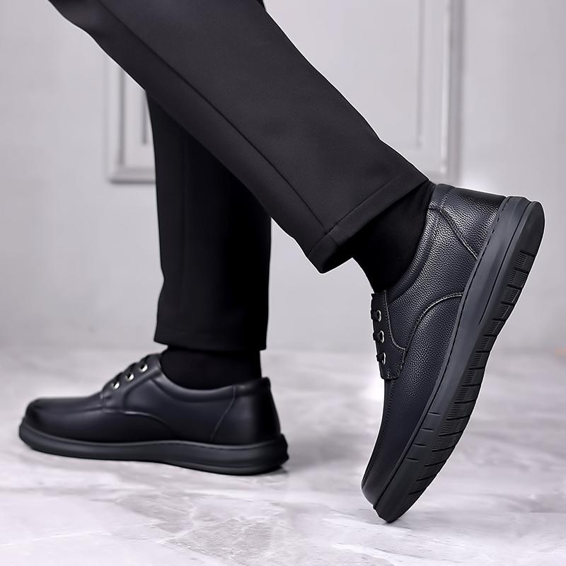 Fashion Genuine Leather Men Shoes Lace Up Soft Trend Sneakers Men Fashion Shoe For Men Business Male Dress Shoes Zapatillas Hombre