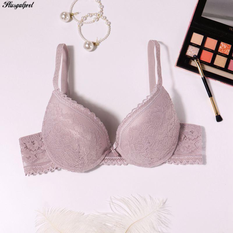 

Женский тонкий французский бюстгальтер Сексуальный кружевной принт Чашка 3/4 Банты Бюстгальтеры на 2 крючках с косточками Дышащий бюстгальтер 75 80 85 B 85B бежевый