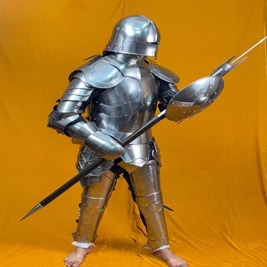 Rikomer Premium Steel Full Body Armor Ultimate Medieval Wearable Suit for , Cosplay  Combat