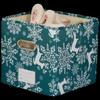 Christmas Cotton Linen Storage Box