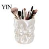 Makeup Brush Holder 3D Printed Bow Holder, Large Capacity Beauty Tool Eye Shadow Desk Organizer, Bowknot Pencil Storage Container Cup Concealer