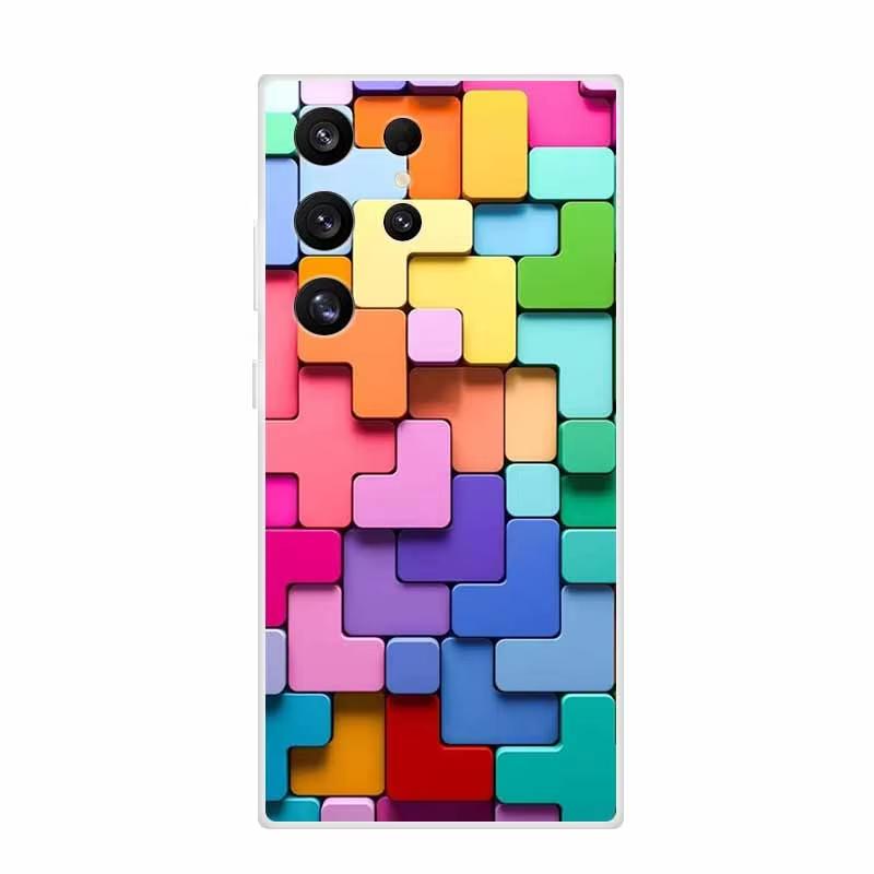 Coque Pour Samsung Galaxy S24 S23 S22 Ultra S21 S24 FE S21 A55 A53 A52S A54 Anti-choc Transparente Silicone Clair Housse de Téléphone Coque