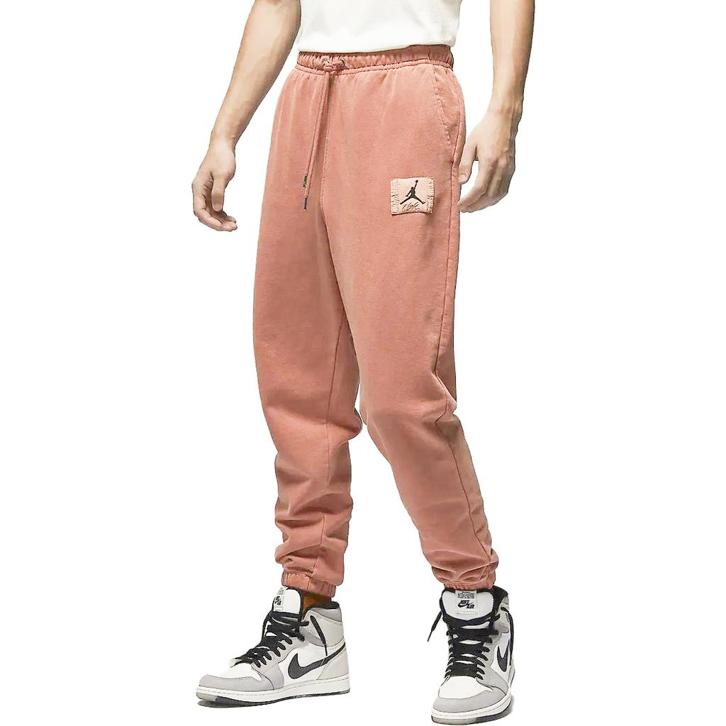 Jordan Essentials Logo Kordelzug Strick Jogginghose Herren Unterteile Orange FB7299-810