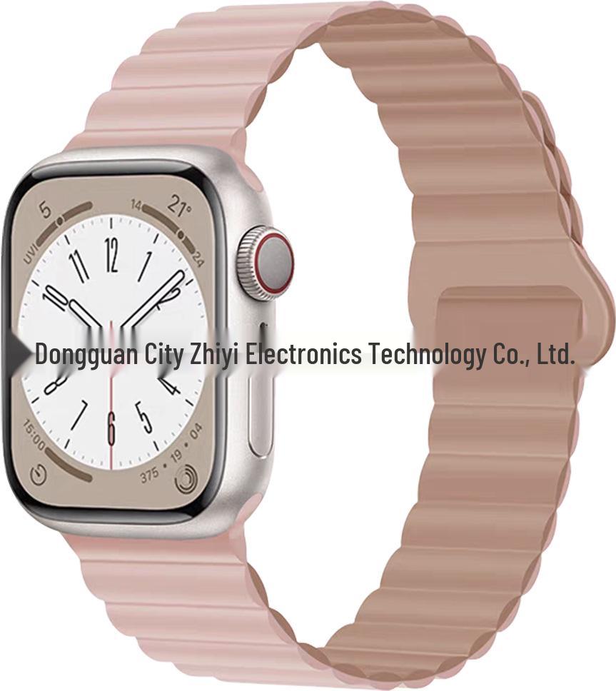 Two-Color Silicone Strap for Apple Watch 10/SE Creative S9