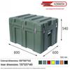 Mussel Heavy-Duty Weatherproof Logistics Crate with Directional Wheels