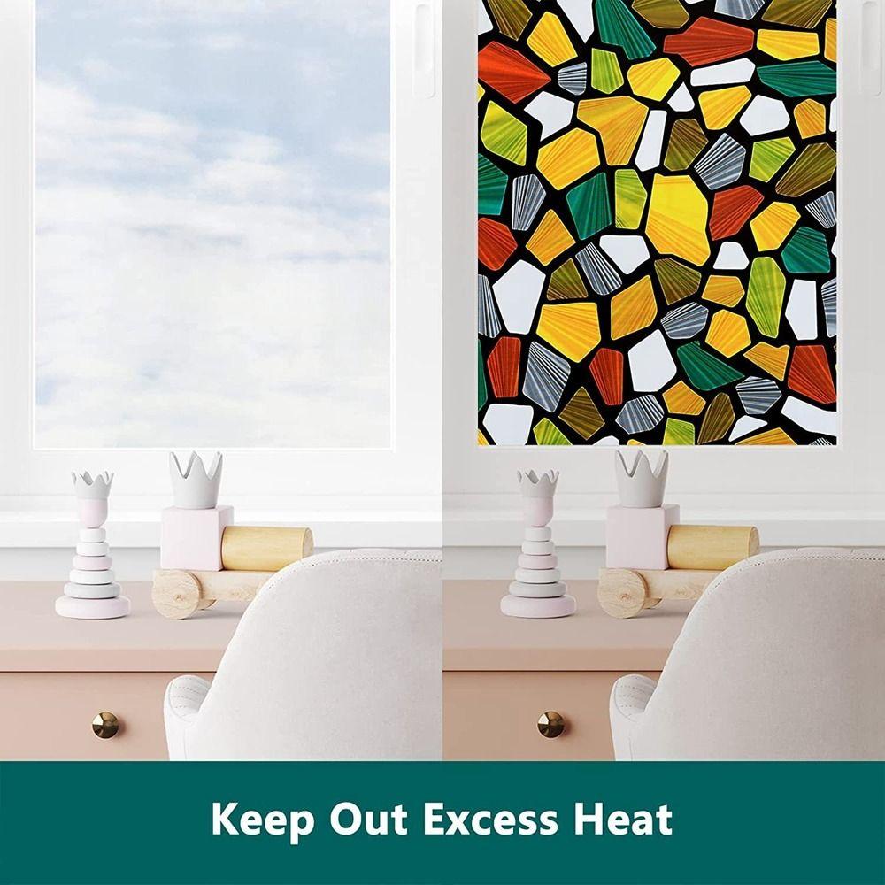 Morning Glory Anti-ultraviolet Sun Protection Glass Film Window Decals Window Stickers Glass Film