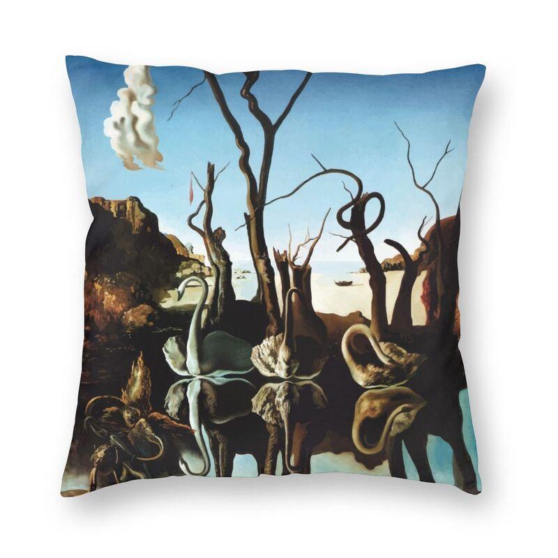 Surrealism Paintings By Salvador Dali Cushion Cover Home Decor Square Famous Art Throw Pillow Cover 45X45Cm Pillowcase For Sofa