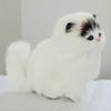 Real Sheep Hair Simulation Cat Plush Toy Electronic Pet Doll With Meow Sound Children S Cute Pet Toy For Kids 25-26