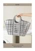 Foldable Large-Capacity Plastic Laundry and Toy Storage Basket