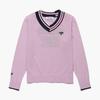 LECOQ GOLF Women'S V-Neck Contrast Sweater (Gq222Lkp41)