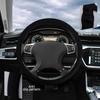 1PC Universal Round D-Shaped 32cm Wheels Comfort Grip Silicone Car Steering Wheel Cover All Seasons Non-Slip Sweat-Absorbent
