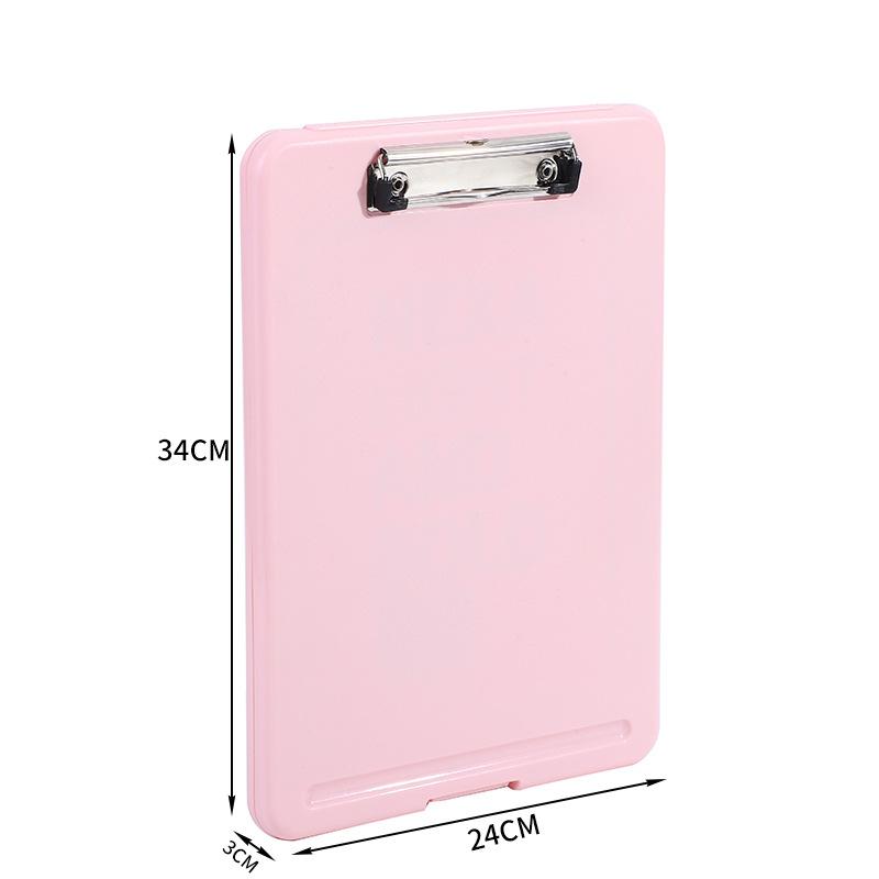 PP A4 Expanding Clip File Folder Organizer 13 Pockets UV Printed Accordion Document for School Exam Paper Storage (Blue,A4)