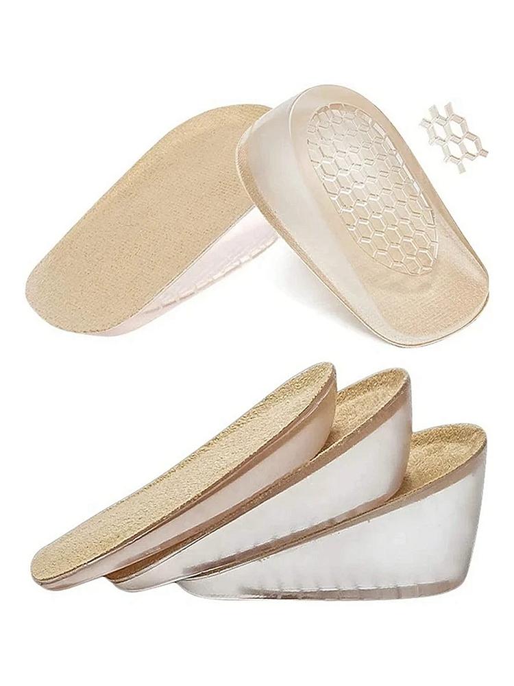 Invisible Height Increasing Shoe Insoles Quality Gel Insole for Feet Silicone Shoe Pads Shock Absorbing Shoe Sole 1Pair
