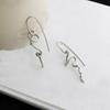 Abstract Earrings Sturdy Brass Earrings Three Dimensional Designs Comfortable for Fashionable Women Ladies Casual Wear