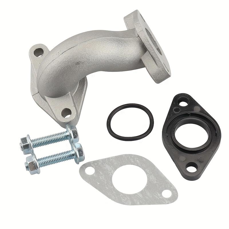 Motorcycle Carburator Intake Pipe Manifold with Gasket Screw Kit For 50cc 70cc 90cc 110cc 125cc Engine Pit Dirt Bike ATV Quad