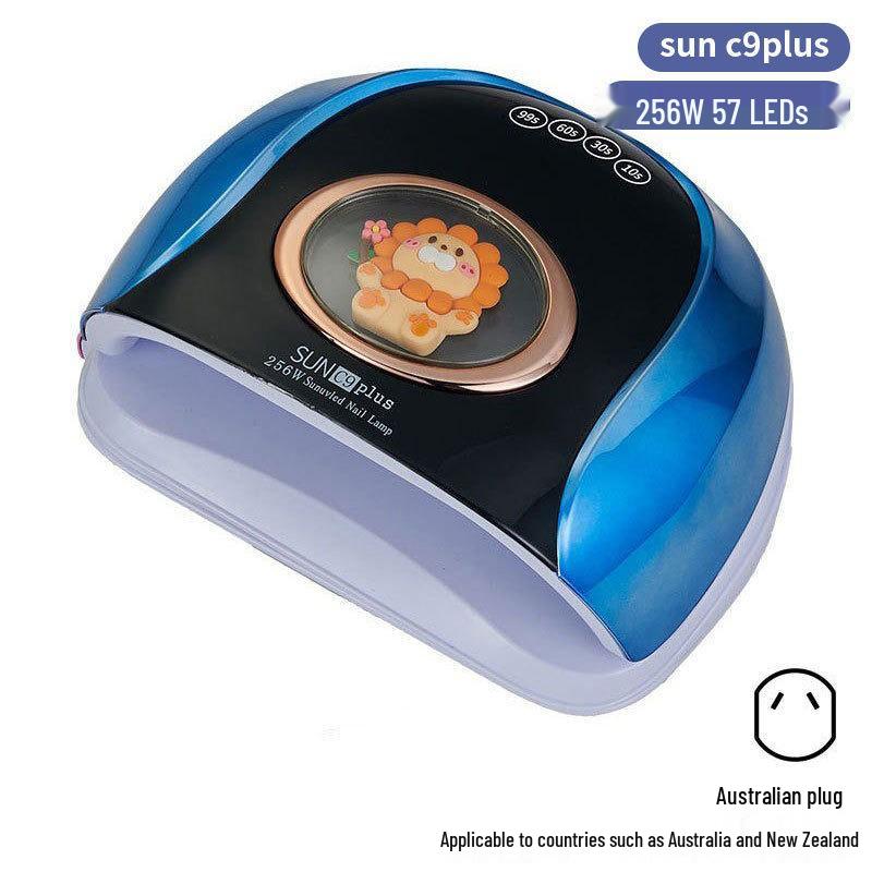 Dazzling 256W LED Nail Curing Lamp, Quick Dry Gel Lamp for Salon Use
