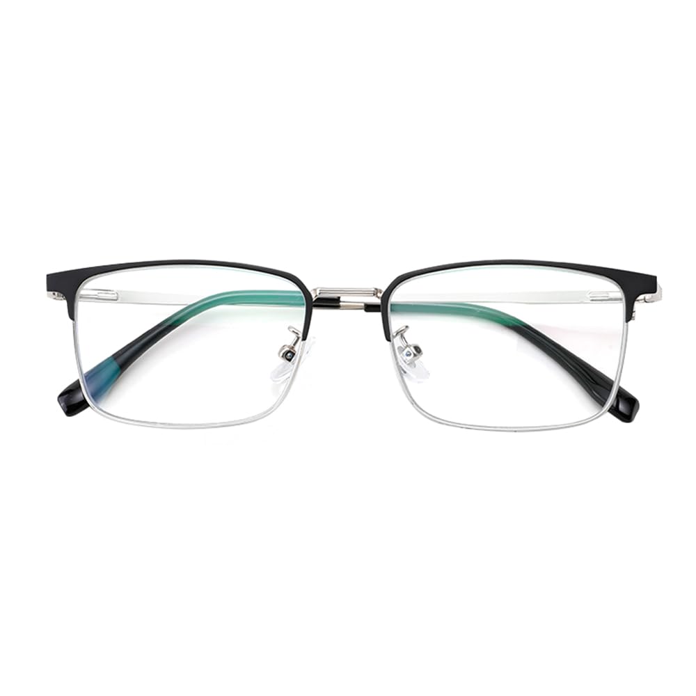 

Stylish Reading Blue Light Cutting Reading Portable [KLESIA] Men s Glasses, Glasses, (1,00) серебряный